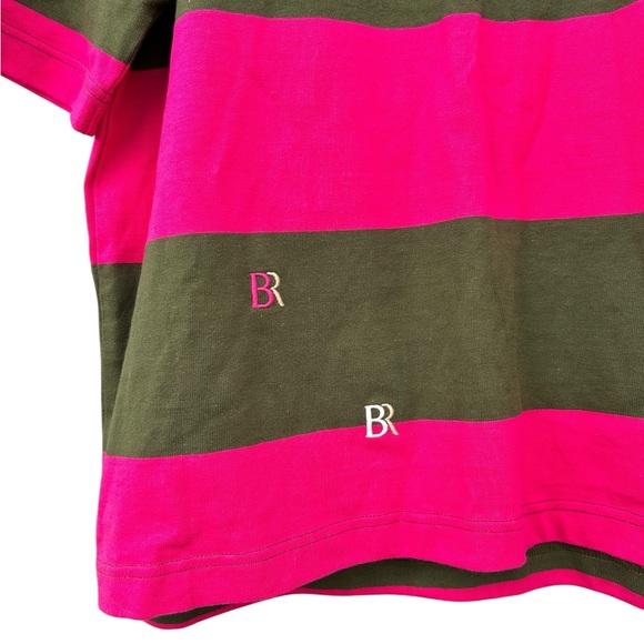 NWT Banana Republic Striped LOGO RUGBY SHIRT - Size Medium - 100% Cotton - Picture 5 of 10